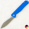 Нож Petrified Fish Forward, Сатин, D2, G10 Blue Handle, PF818BS